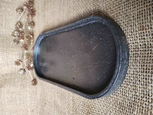 Bandeja Oval 31x13 cm em concreto
