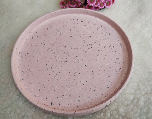 Bandeja redonda 25cm Linha granilite