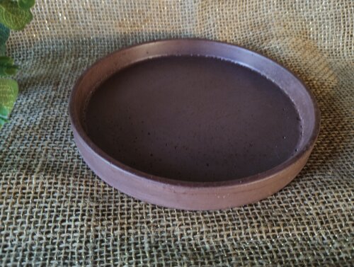 Bandeja Redonda 17cm em concreto lavabo quarto bebê escritório