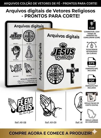 Arquivo Digital Adesivos Religiosos