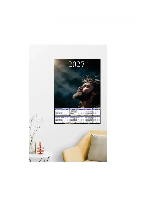 Arquivo Digital Calendário de Parede 2027 Editável