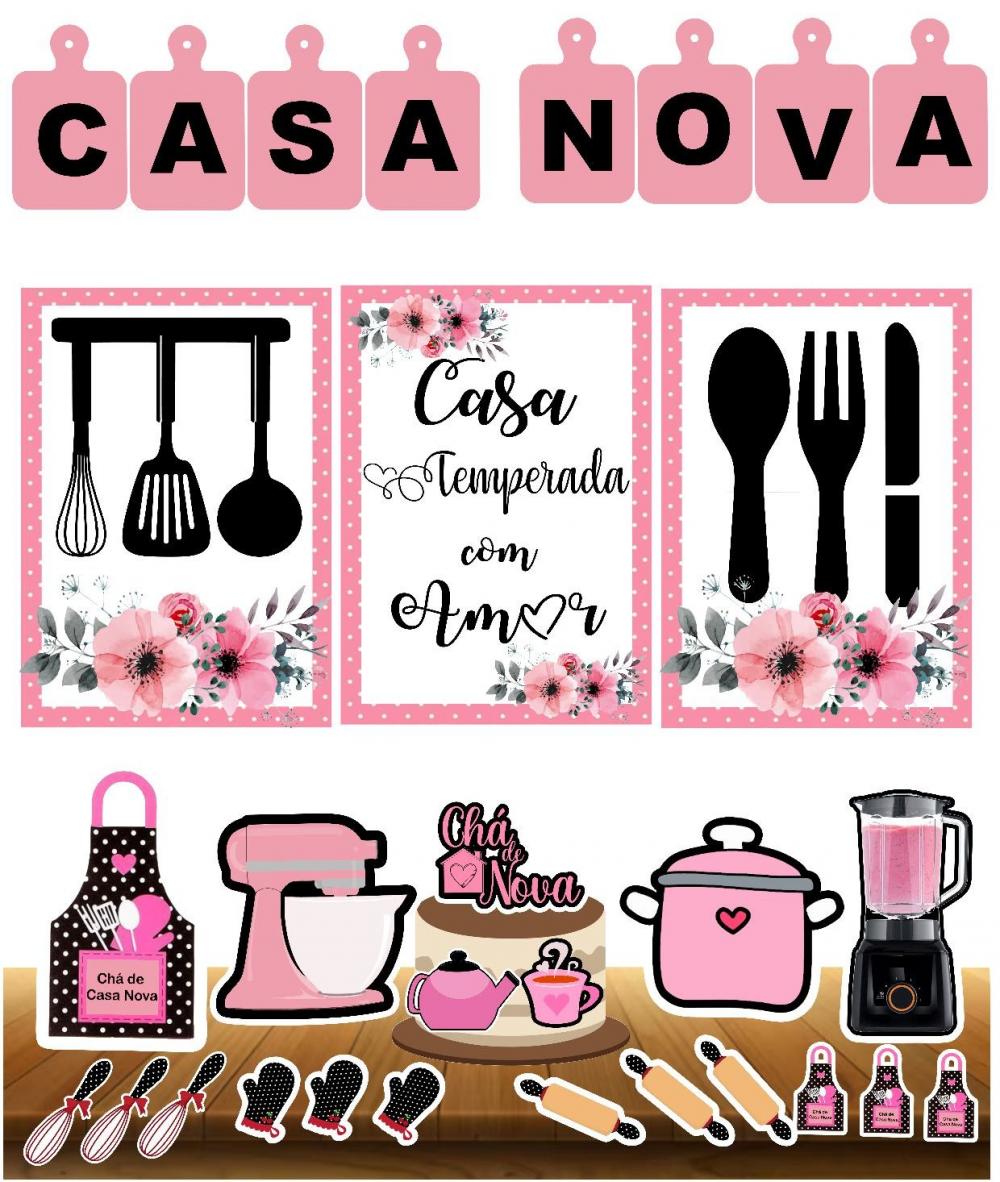KIT FESTA EM CASA CHA DE CASA NOVA - CHA DE PANELA