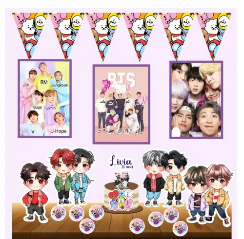 KIT FESTA EM CASA BTS