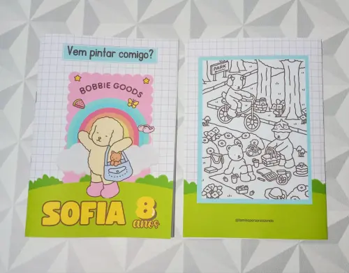 Livrinhos de colorir Personalizados