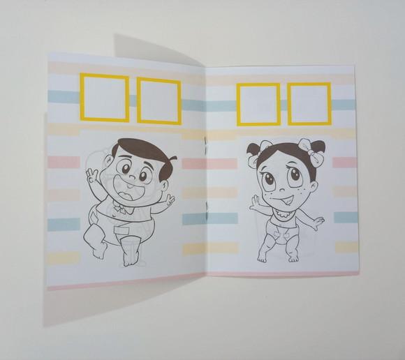 Álbum de Figurinhas e Colorir Kiko Tesouro da Mamãe