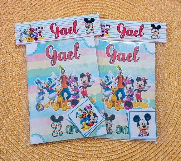 Álbum de Figurinhas e Colorir Turma do Mickey Lembrancinha