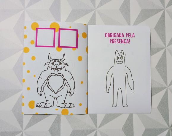 Álbum de Figurinhas e Colorir Tema Garten Of Banban 10x15