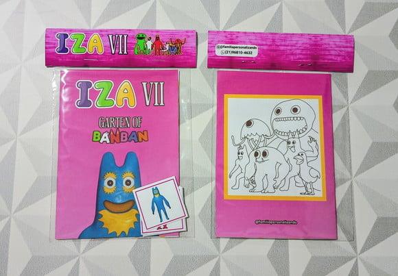 Álbum de Figurinhas e Colorir Tema Garten Of Banban 10x15