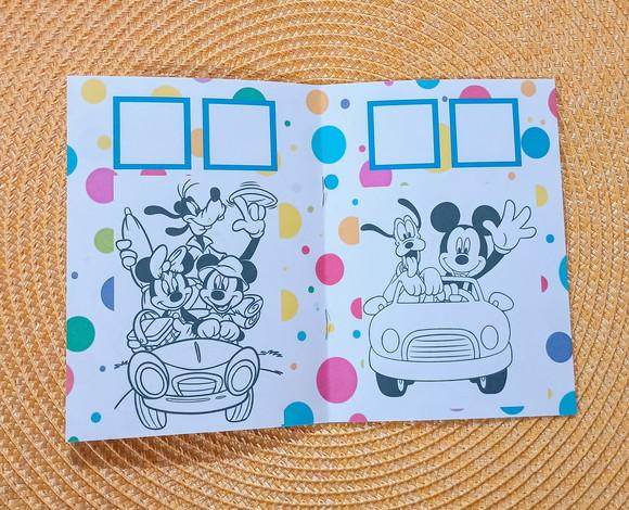 Álbum de Figurinhas e Colorir Turma do Mickey Lembrancinha