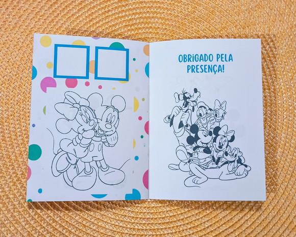 Álbum de Figurinhas e Colorir Turma do Mickey Lembrancinha