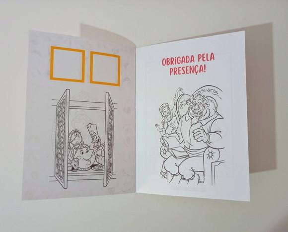 Álbum de Figurinhas e Livrinho de Colorir a Bela e a Fera
