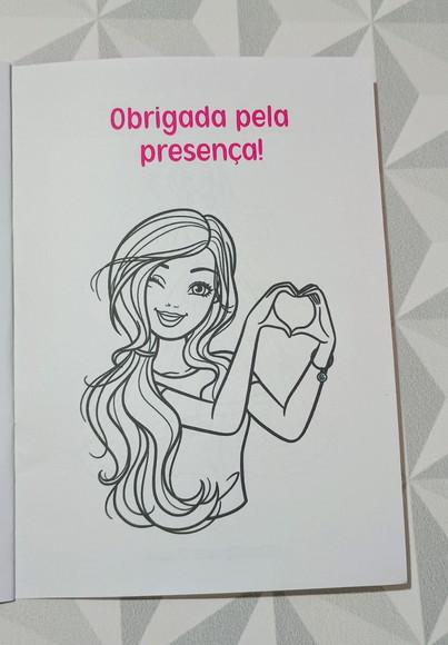 Álbum de Figurinhas e Livro de Colorir Barbie - 15x21
