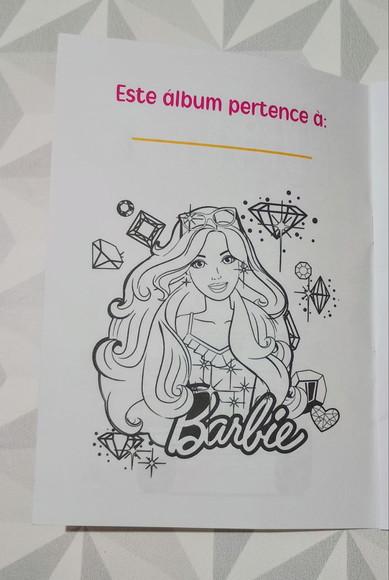 Álbum de Figurinhas e Livro de Colorir Barbie - 15x21