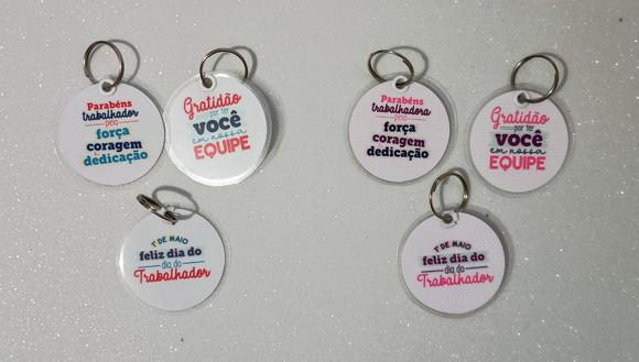 Chaveiro Brinde Personalizado Dia do Trabalhador