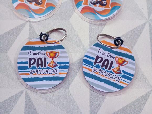 Chaveiro Brinde Personalizado Dia dos Pais