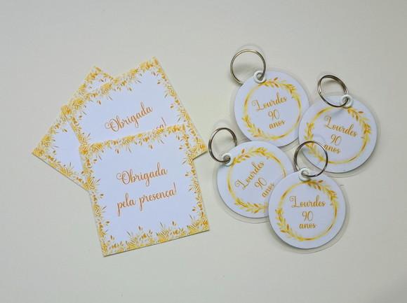 Chaveiro Brinde Personalizado para Aniversários