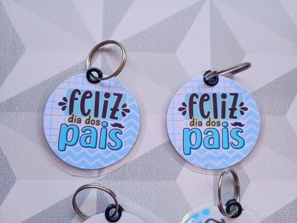 Chaveiro Brinde Personalizado Dia dos Pais