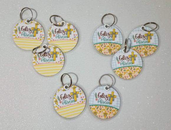 Chaveiro Lembrancinha de Páscoa Cristã Brinde Personalizado