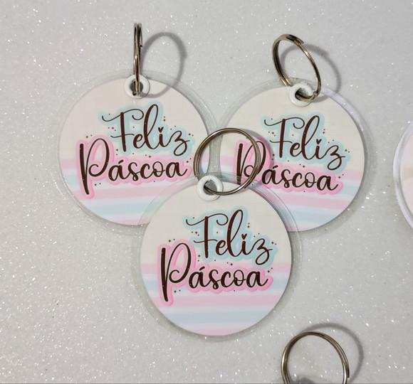 Chaveiro Lembrancinha de Páscoa - Brinde Personalizado