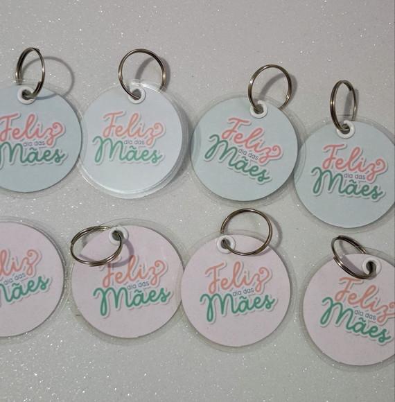 Chaveiro Lembrancinha Dia das Mães Brinde Personalizado