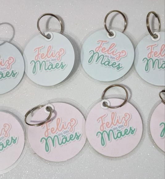 Chaveiro Lembrancinha Dia das Mães Brinde Personalizado