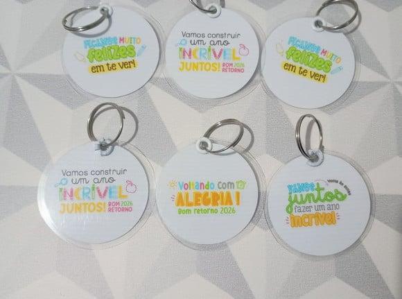 Chaveiro Personalizado - Brindes para Volta às Aulas 2027