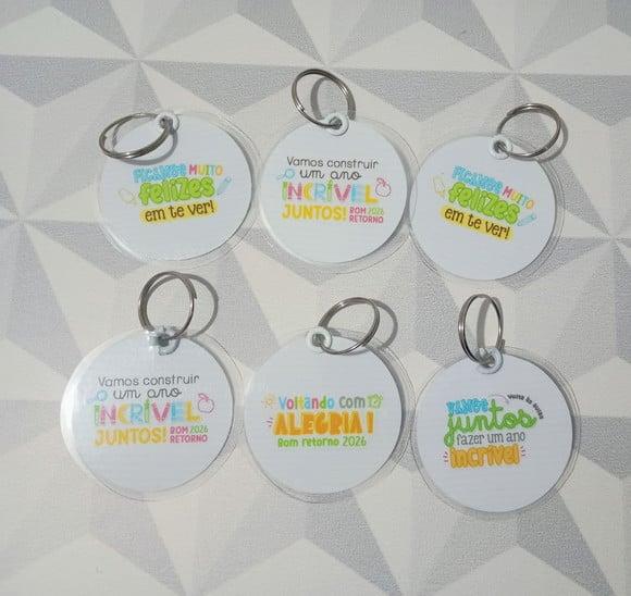 Chaveiro Personalizado - Brindes para Volta às Aulas 2027