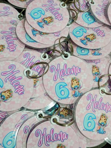 Chaveiro Personalizado Lilo e Stich - Brinde Personalizado