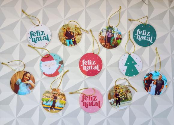 Enfeites Natalinos para Árvore de Natal com Fotos
