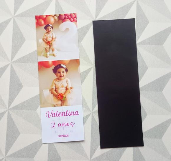 Imã de Geladeira com Foto 6x18 Lembrancinha Personalizada