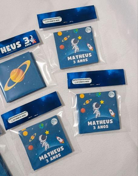 Jogo da Memória 6 Pares Astronauta - Frente e Verso