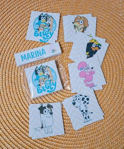 Jogo da Memória Bluey e Bingo Brinde Personalizado