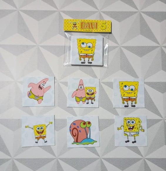 Jogo da Memória Brinde Personalizado Bob Esponja