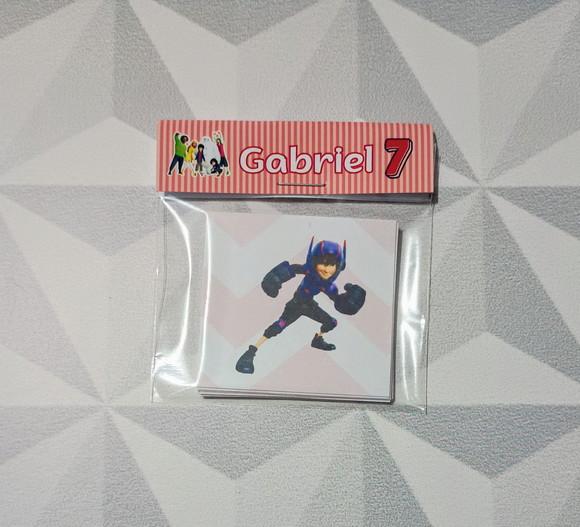 Jogo da Memória Brinde Personalizado Big Hero