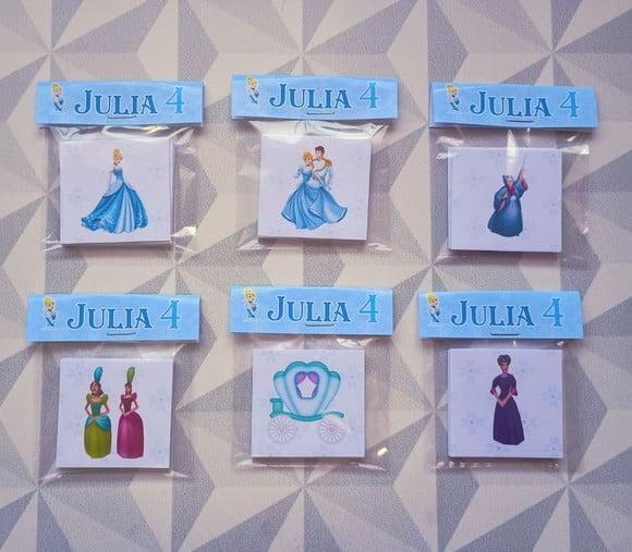 Jogo da Memória Brinde Personalizado Cinderela