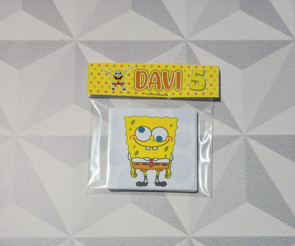 Jogo da Memória Brinde Personalizado Bob Esponja