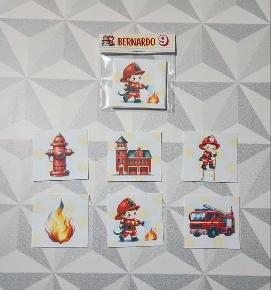 Jogo da Memória Brinde Personalizado Bombeiros