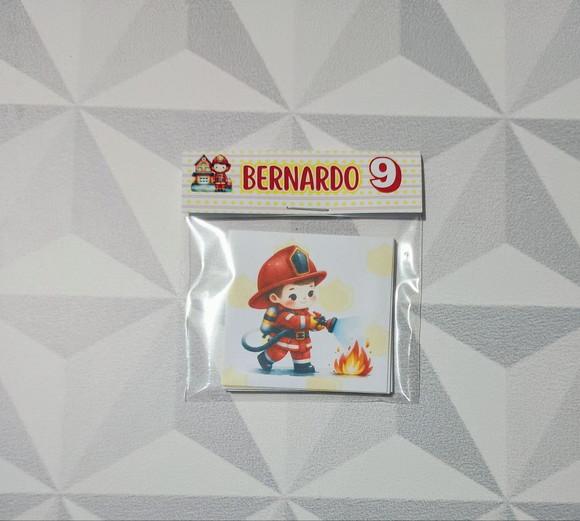 Jogo da Memória Brinde Personalizado Bombeiros