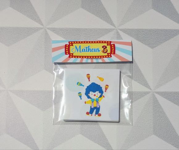 Jogo da Memória Brinde Personalizado Circo
