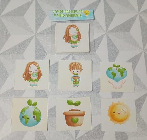 Jogo da Memória Brinde Personalizado Meio Ambiente