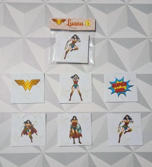 Jogo da Memória Brinde Personalizado Mulher Maravilha