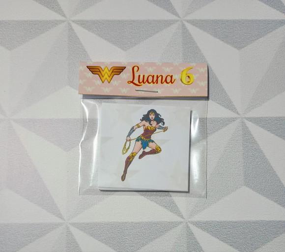 Jogo da Memória Brinde Personalizado Mulher Maravilha