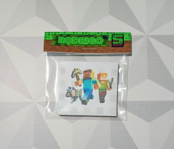 Jogo da Memória Brinde Personalizado Minecraft