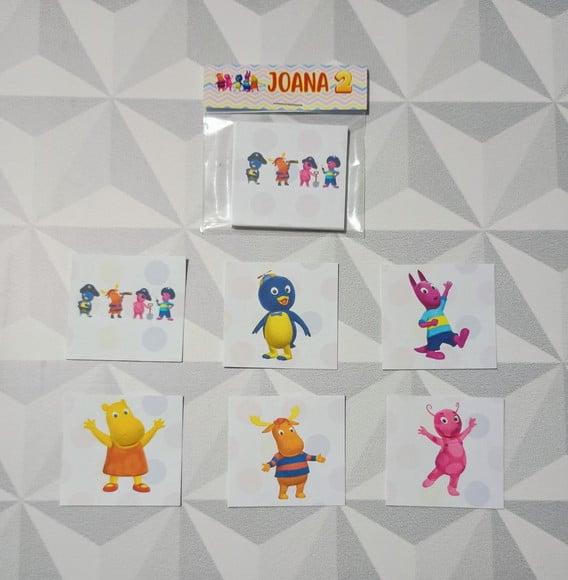 Jogo da Memória Brinde Personalizado os Backyardigans
