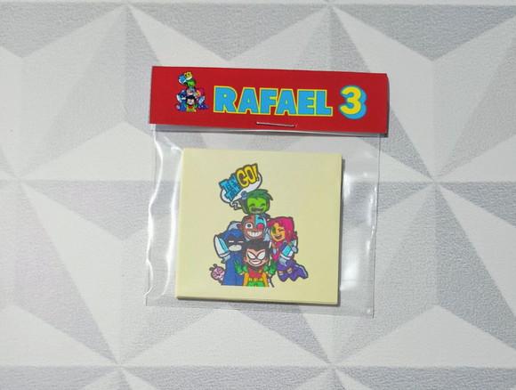 Jogo da Memória Brinde Personalizado os Jovens Titãs