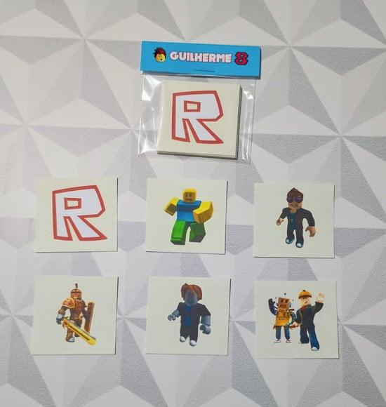 Jogo da Memória Brinde Personalizado Roblox Menino