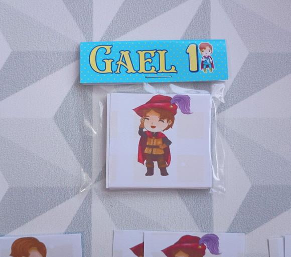 Jogo da Memória Brinde Personalizado Príncipes Cute