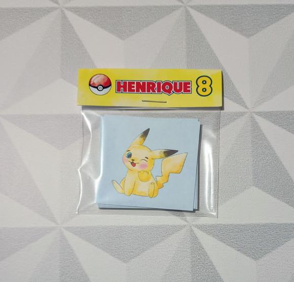 Jogo da Memória Brinde Personalizado Pokemon