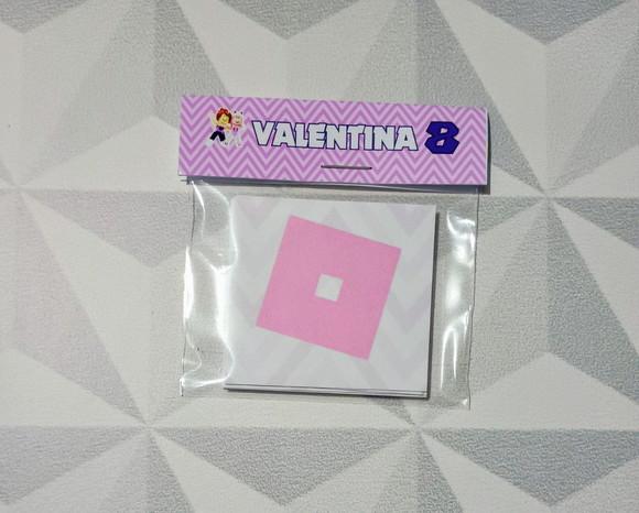 Jogo da Memória Brinde Personalizado Roblox Menina