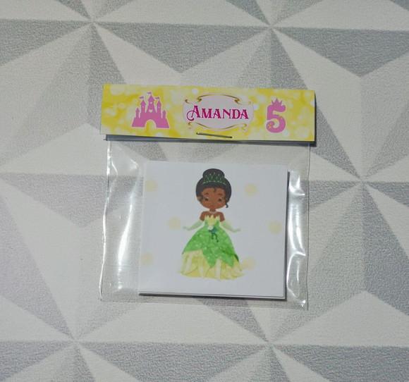 Jogo da Memória Brinde Personalizado Princesas Cute